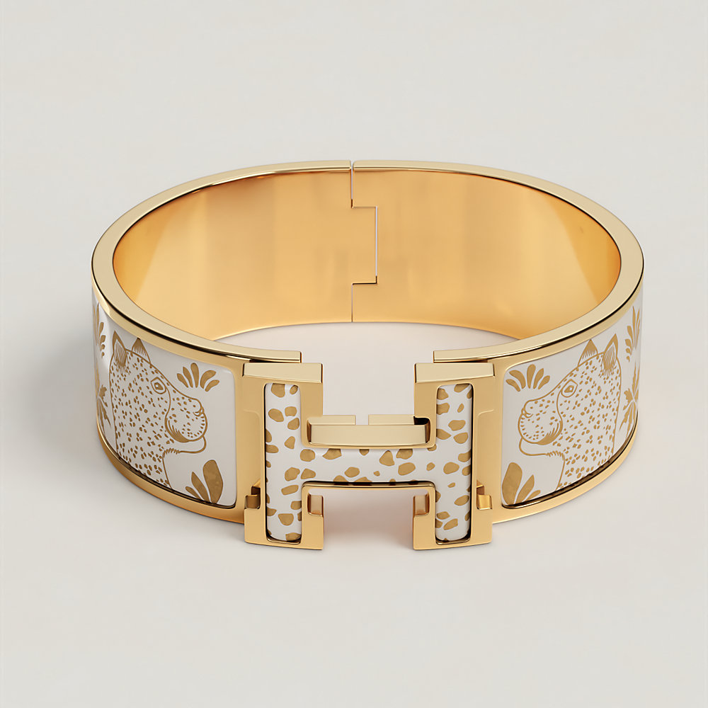Clic Clac H Les Leopards ♪【 HERMES 】ブレスレット Clic Clac H Les Leopards bracelet | Hermès UAE